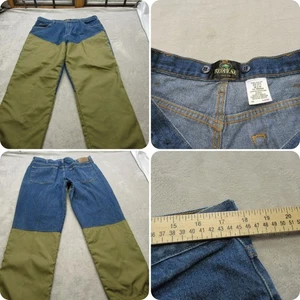 Pantalones de mezclilla Red Head para hombre 35x30 índigo con cremallera 5 bolsillos cepillo pantalones de campo resistentes - Imagen 1 de 11