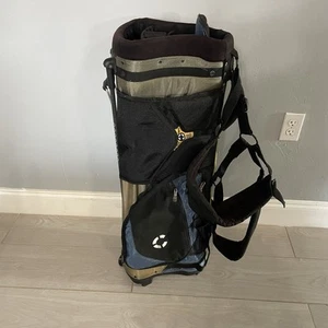 Callaway 5 Way Divider Golf Carry Bag Blue/Black Dual Shoulder Strap - Picture 1 of 5