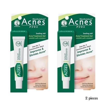 Gel sellador de acné mentolatum gel tratamiento antiacné 18 g. x 2 Japón cuidado de la piel Foto 1 de 4