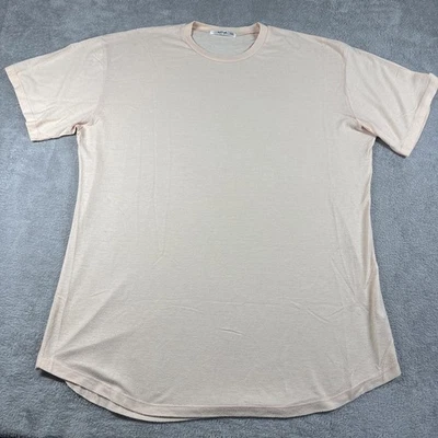 Camiseta básica informal manga corta EPTM para hombre melocotón talla XXL Foto 1 de 4