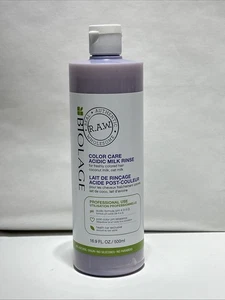 Biolage RAW Color Care Acidic Milk Rinse/Freshly Colored Hair 16.9 Oz Oat Milk - Picture 1 of 7