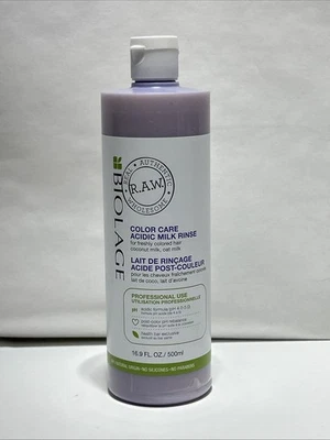 Biolage RAW Color Care Acidic Milk Rinse/Freshly Colored Hair 16.9 Oz Oat Milk - Image 1 of 4