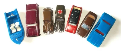 N° 7 MODELLINI PER  RICAMBI POLITOYS PLASTICA 1/41, BRUMM E SOLIDO METALLO 1/43 - Immagine 1 di 4