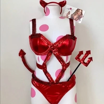 Victoria’s Secret Sexy Little Devil Costume Set - Image 1 of 4