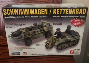 Lindberg 1/72 German Schwimmwagen & Kettenkrad New Sealed - Bild 1 von 3