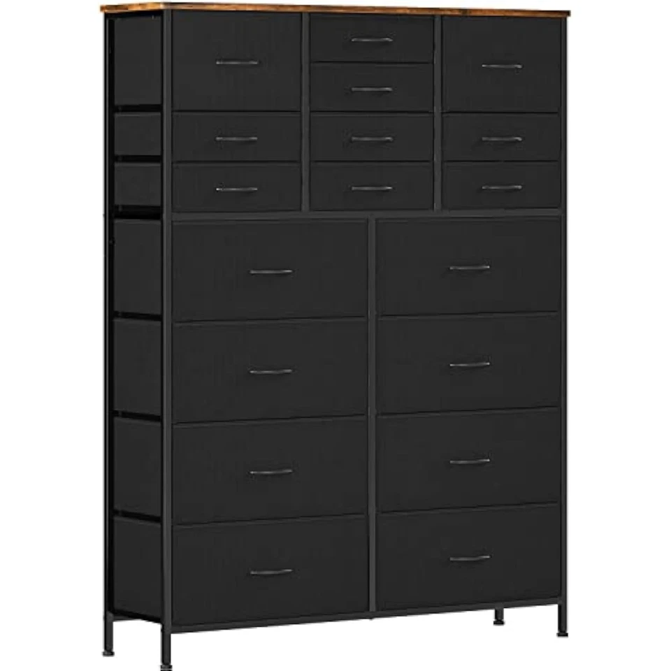Dresser for Bedroom with 18 Drawers, Tall Fabric Storage Dresser, Ches - Image 1 of 1