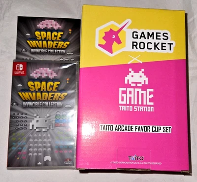 任天堂 Switch Space Invaders Invincible Collection 严格限量游戏 全新 — 第 1/4 张图片