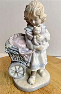 DOLFI Original Lisi Martin Girl with Kitten ISI Signed Italy Hand Painted Rare - Picture 1 of 10