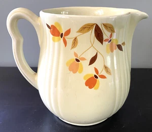 Hall's Superior Quality Kitchenware Vintage Autumn Leaf Pitcher - Picture 1 of 5