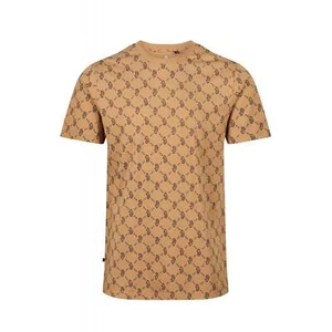 Luke | Lineker M730162 Mens Logo Repeat Overprint Half Sleeve T-Shirt - Picture 1 of 7
