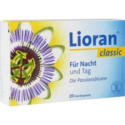 CESRA ARZNEIMITTEL GMBH & CO. KG LIORAN classic für Nacht & Tag die Passionsblume 20 Kapseln PZN 18453245