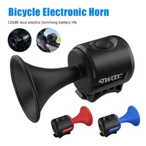 Bicycle Handlebar Bell 120dB Waterproof Bike Electric Horn For Scooter/Road/MTB - Picture 1 of 26