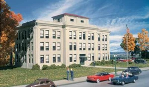 Walthers Cornerstone scala 1/87 HO FORD CENTRAL OFFICE BUILDING kit struttura - Foto 1 di 2