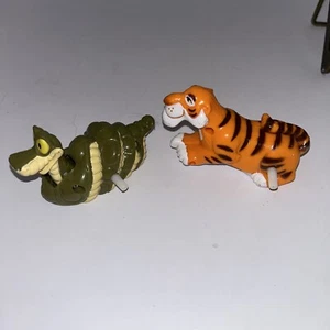 VINTAGE (1980s) Disney KAA & Shere Khan Jungle Book Snake PLASTIC WIND UP TOY - Picture 1 of 1