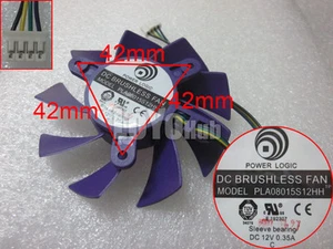 NEW Power Logic PLA08015S12HH Graphics card Fan DC 12V 0.35A 75x75x15mm 4-Pin - Picture 1 of 4