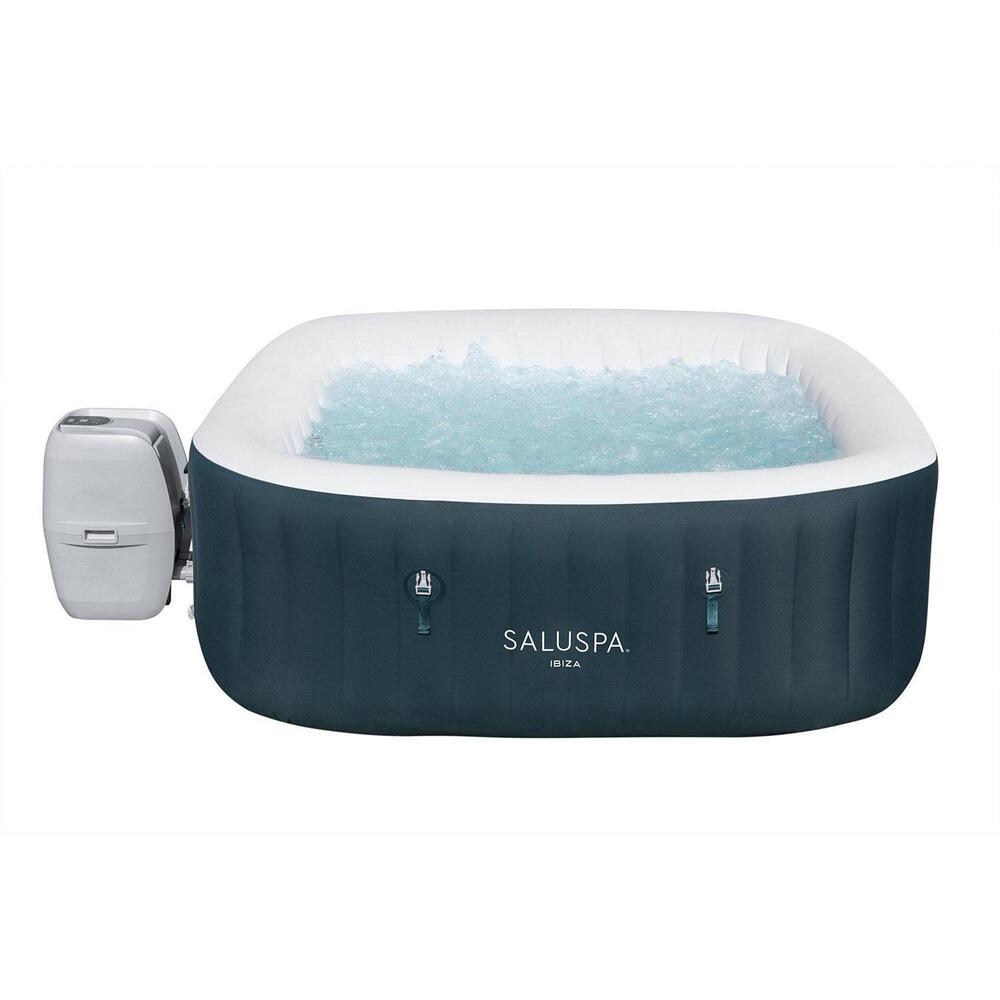 SaluSpa Ibiza AirJet Inflatable Hot Tub Spa, 4-6 Person