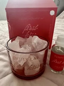 Purity Lab Crystal Infused Potpourri Set Bowl Crystals Fragrant Oil First Kiss - Picture 1 of 8