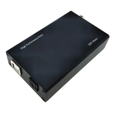PC USB to Digital Audio Adapter Optical Converter 3.5mm 24bit 96KHz Windows Mac - Image 1 of 4