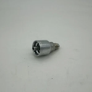 MJ-04-04 (paquete de 10) accesorios de crimpado manguera de 1/4" x 1/4" macho JIC destello 37°. - Imagen 1 de 4