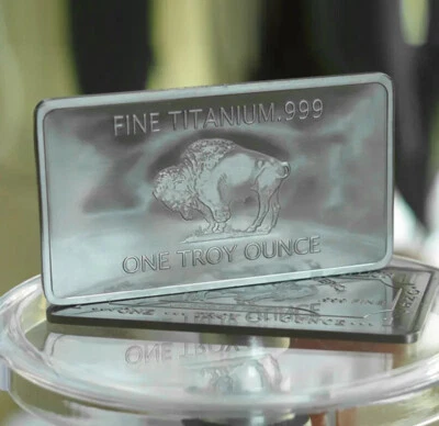 1 oz titanium bar buffalo - 1 oz Titanium Bar oz 999 Titanium Buffalo Bullion