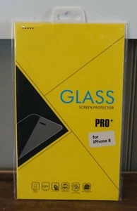 New! Tempered Glass Screen Protector Pro+ for Apple iPhone 8 - Picture 1 of 3