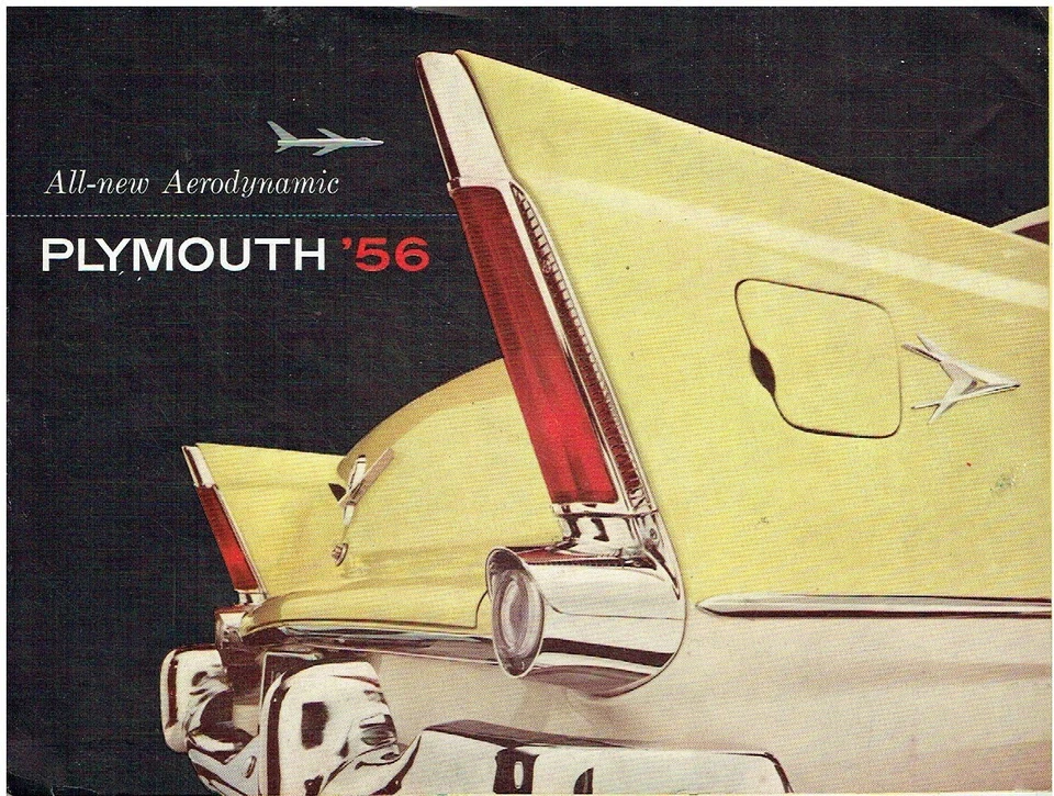 PLYMOUTH BELVEDERE SAVOY PLAZA Y SUBURBANO ORIGINAL 1956 FOLLETO DE VENTAS DE FÁBRICA Foto 1 de 1