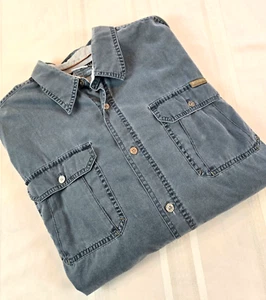 Columbia Langarm-Strickhemd mit durchgehendem Knopf Outdoor Herren Größe Large - Bild 1 von 9