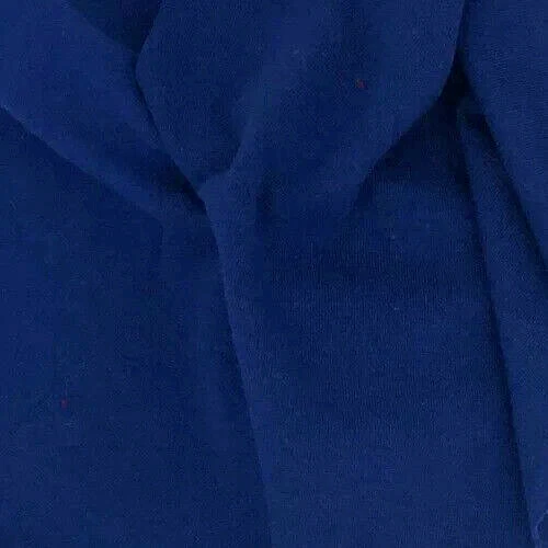 Royal Blue Brushed Double Knit Sewing Fabric 2 yds 60" cuddly soft Made in USA - Image 1 of 1