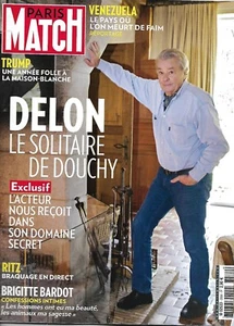 Paris Match No 3584 18/01/2018 Exclusive: Alain Delon _ Year Mad - Trump _Bardot - Picture 1 of 1