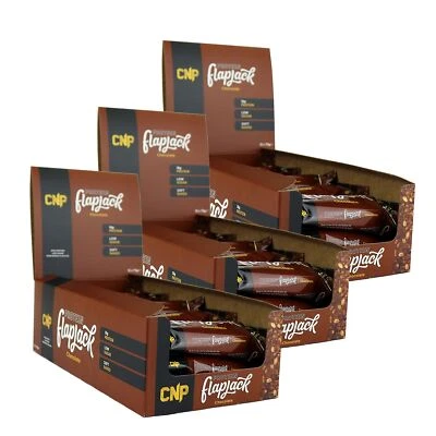 CNP - 3 x Boxes of Pro-Flapjacks 12 x 75g (36 Protein Bars) | 3 Flavours