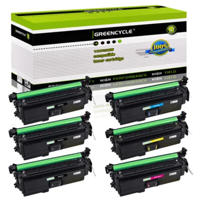 6 Set CE260A BCYM Toner for HP 647A Color LaserJet CP4025 CP4025n CP4025dn  - Image 1 of 4