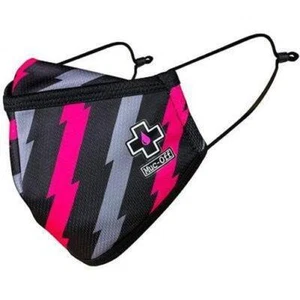MUC-OFF Reusable Face Mask Black/Pink/Grey Small - Picture 1 of 1
