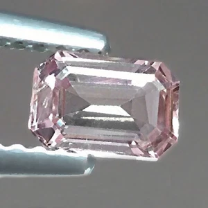 0,66 kt Achteck natürlicher rosa Saphir Sri Lanka lose echte Edelsteine - Bild 1 von 4
