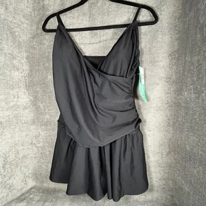 Penbrooke Einteiler Badeanzug Damen Gr. 16 Baderock bescheiden Bauchkontrolle - Bild 1 von 12