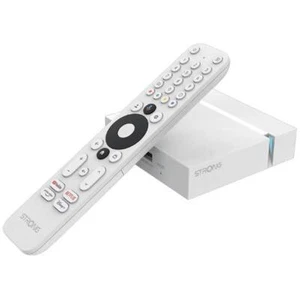 STRONG LEAP-S3+V2 4K GOOGLE TV BOX CERTIFICATO GOOGLE WHITE - Foto 1 di 1