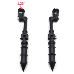 1.25" 32mm Highway Foot Pegs For Harley Touring Road King Street Glide 4.5" - Picture 1 of 8