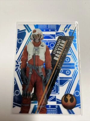 STAR WARS 2016 TOPPS HIGH TEK BASE SW-110 BLUE RAINBOW FOIL LT. BASTIAN 14/99 - Image 1 of 3