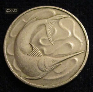 *GUTSE* SINGAPUR, 20 CENTS 1975, PEZ ESPADA. - Picture 1 of 2