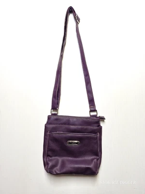 Bolso Bandolera Rosetti New York Para Mujer Cuero Púrpura Correa de Hombro Ajustable Foto 1 de 4
