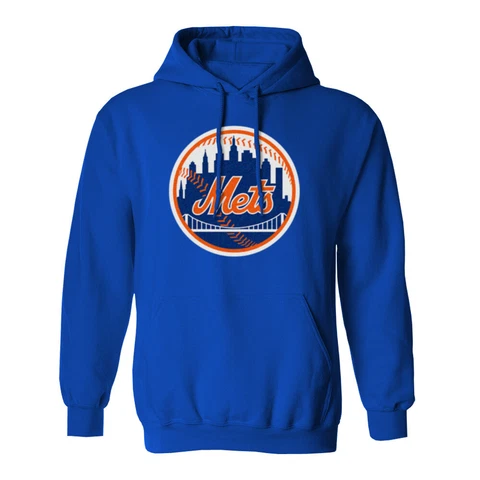 New York Mets Hoodie Hooded Sweat Shirt NY Sweatshirt Sweater NYC Cover
