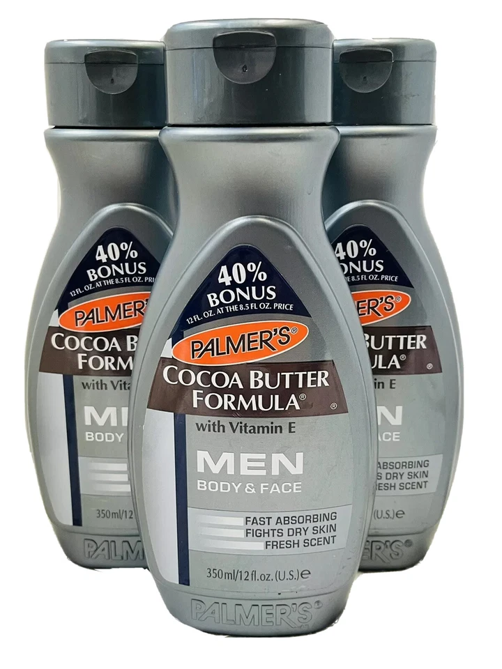 Loción corporal y facial 3 Palmers fórmula manteca de cacao hombres 12 oz ea Foto 1 de 1