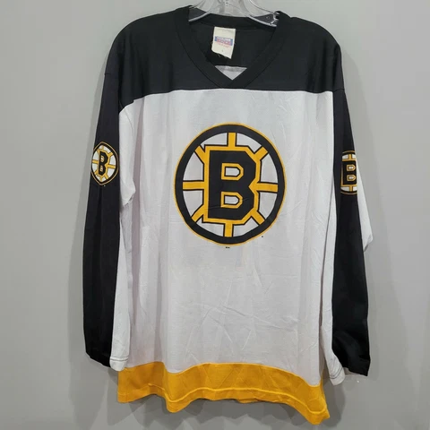 Vintage 90s Off The Bench NHL Boston Bruins Joe Thornton 19 Jersey Mens L Cover