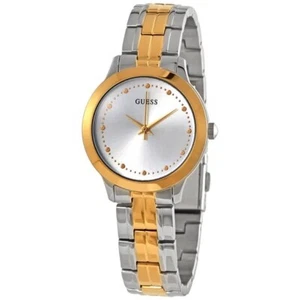 Guess Chelsea Quartz Silver Dial Two-tone Ladies Watch U0989L8 - Picture 1 of 3