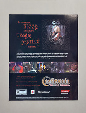 Castlevania Lament of Innocence PS2 Print Ad Artwork Poster Wall Art Belmont