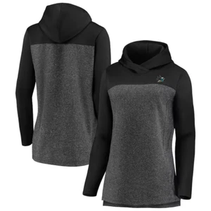 San Jose Sharks Fanatics Women's Chiller Fleece Pullover Hoodie sz M NWT NEW - Picture 1 of 4
