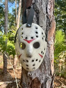 Remake 2009 Feuerzeug Shade Jason Voorhees Custom handbemalte Maske - Bild 1 von 6