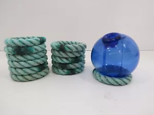 1 DUTZEND 3+1/4 ZOLL - 4+1/4 ZOLL SEILGLAS FLOAT KUGELHALTER keine Kugeln enthalten (E3C391C) - Bild 1 von 3