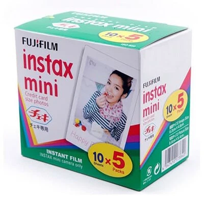 Fujifilm INSTAX mini SOFORTBILD FILM für 50 Bilder und Polaroid D300 MDH 05/2027