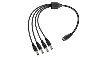 4 Way Splitter DC Power Supply Extension Cable 12V for CCTV Camera/DVR/PSU Lead - Picture 1 of 4