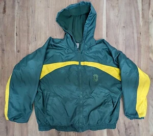 Vintage  Red Oak Sportswear Oregon Ducks Jacket Men's XL Green & Yellow - Picture 1 of 8